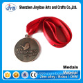 high quality custom shape medals sports awards medal with ribbon